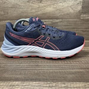 Asics Women's Navy and Coral Gel-Excite 8 Running Shoes